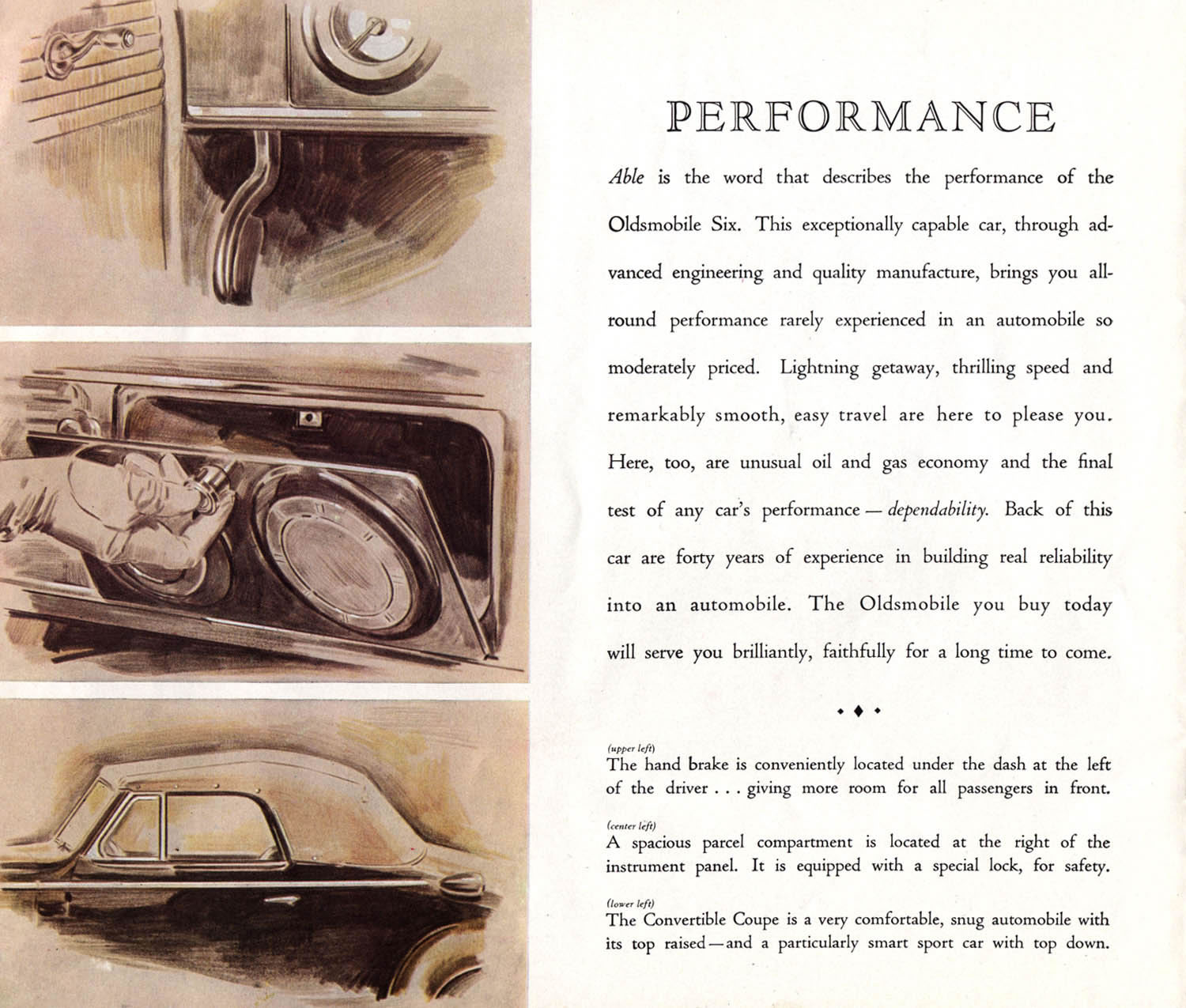 1937 Oldsmobile Six Brochure Page 32